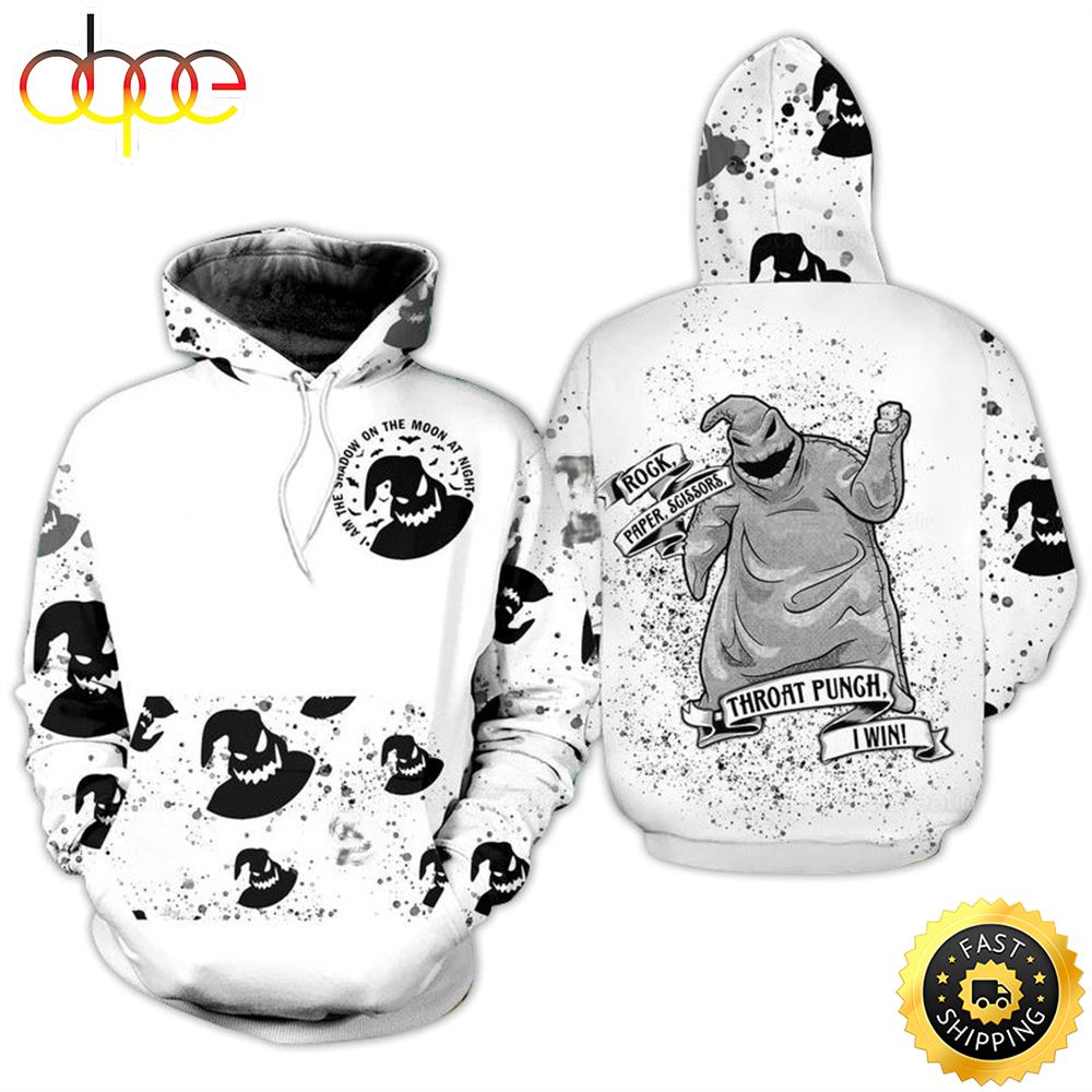 Boogieman On The Moon At Night Hoodie 3D All Over Print
