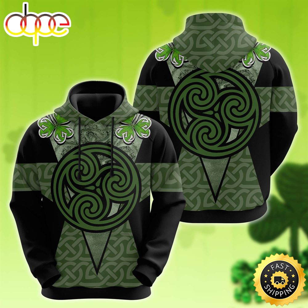Celtic Shamrock Celtic Knot 3D All Over Print Shirt