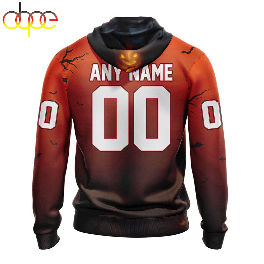 Custom Name And Number Baltimore Ravens Special Death Halloween Hoodie