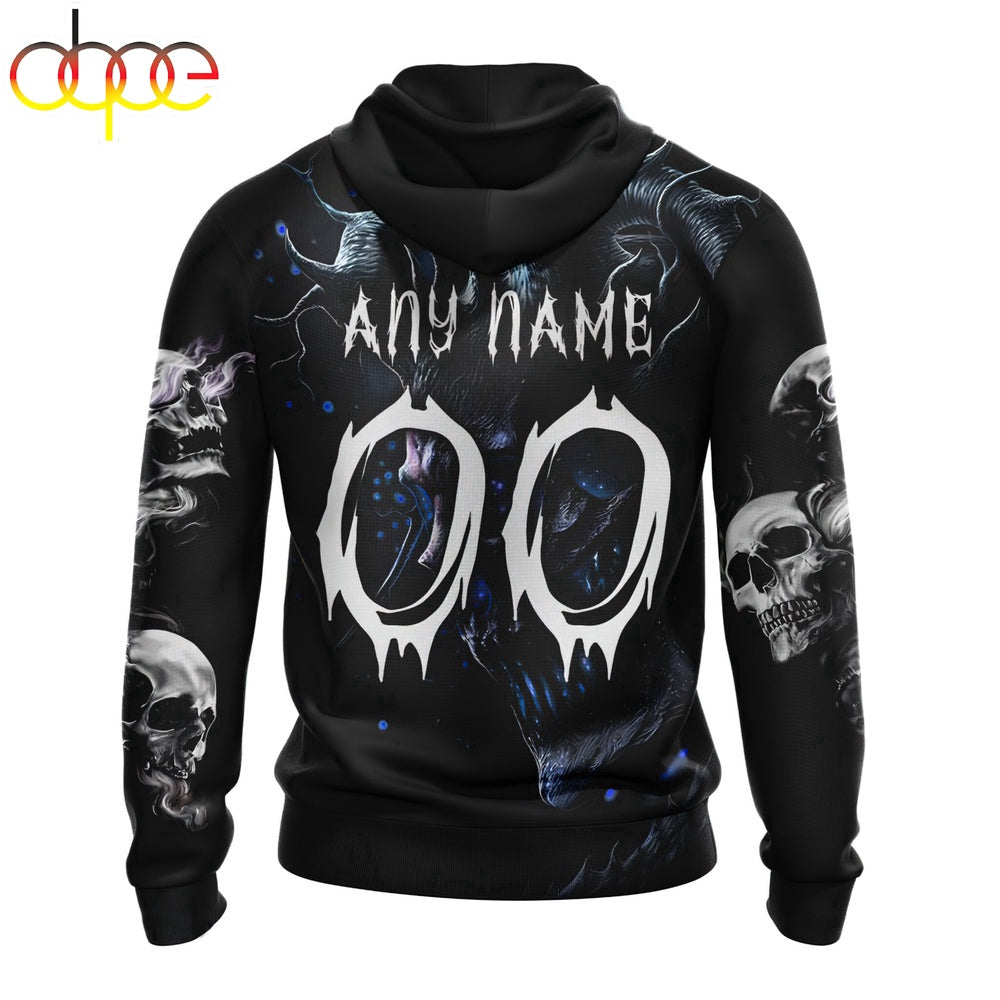 Custom Name NFL Carolina Panthers All Over Print Hoodie Shirt For Fans