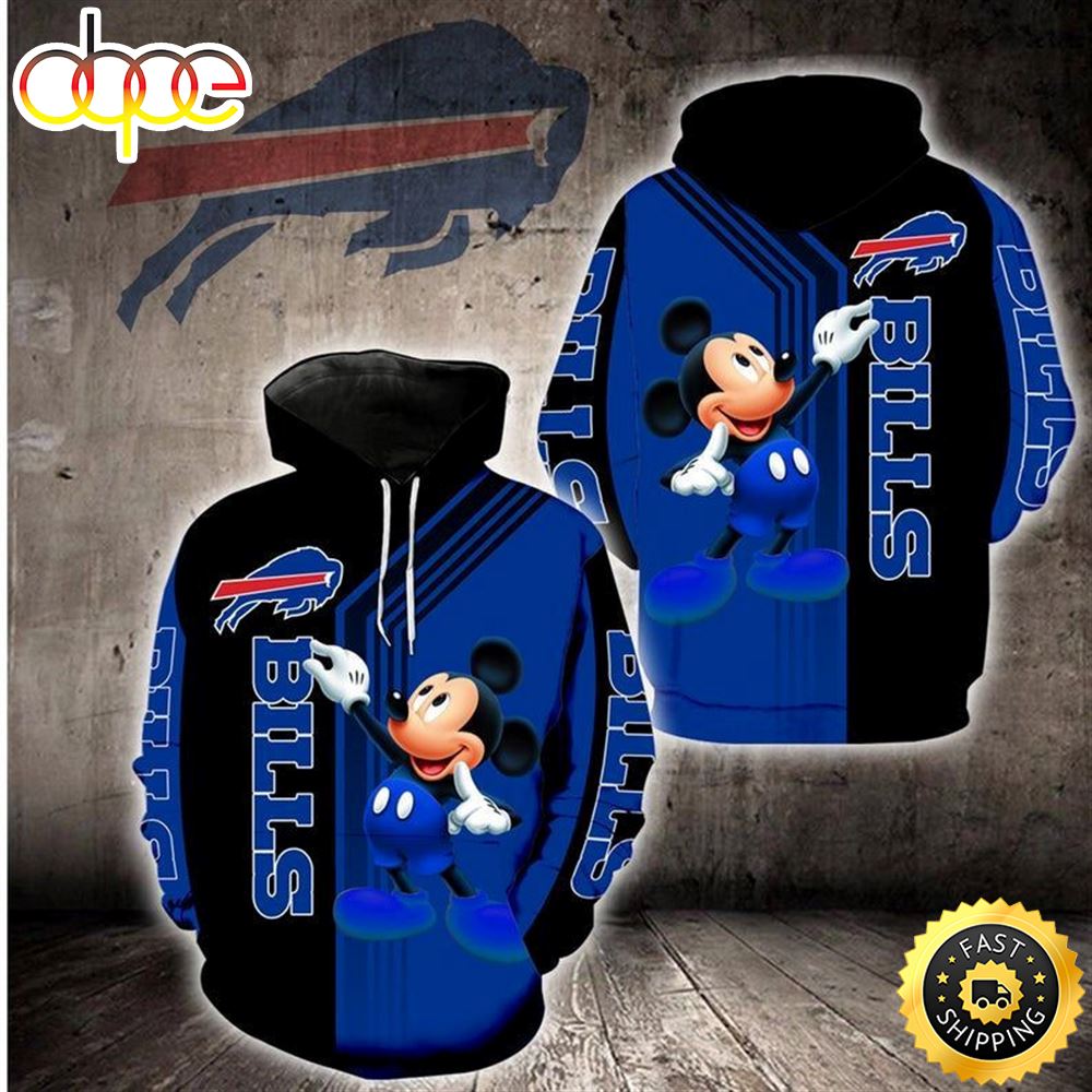 Disney Mickey Buffalo Bills 8 Nfl Gift For Fan 3d All Over Print Shirt