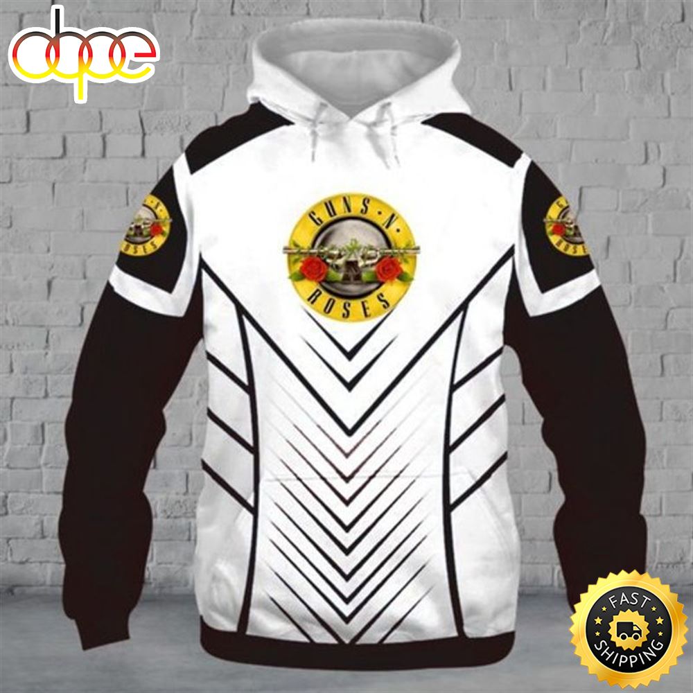 Guns N Roses Hard Rock Men And Women 3d Hoodie
