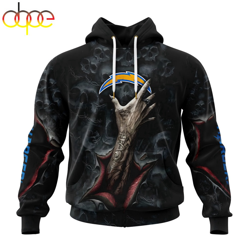 Los Angeles Chargers All Over Print Hoodie Shirt Gift For Fans