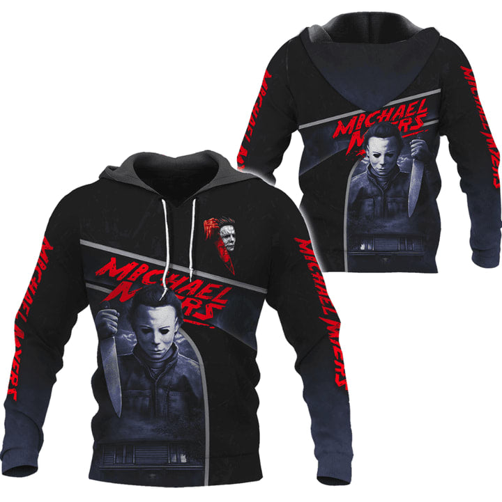 Michael Myers Friday The 13Th Halloween 3D All Over Print Hoodie