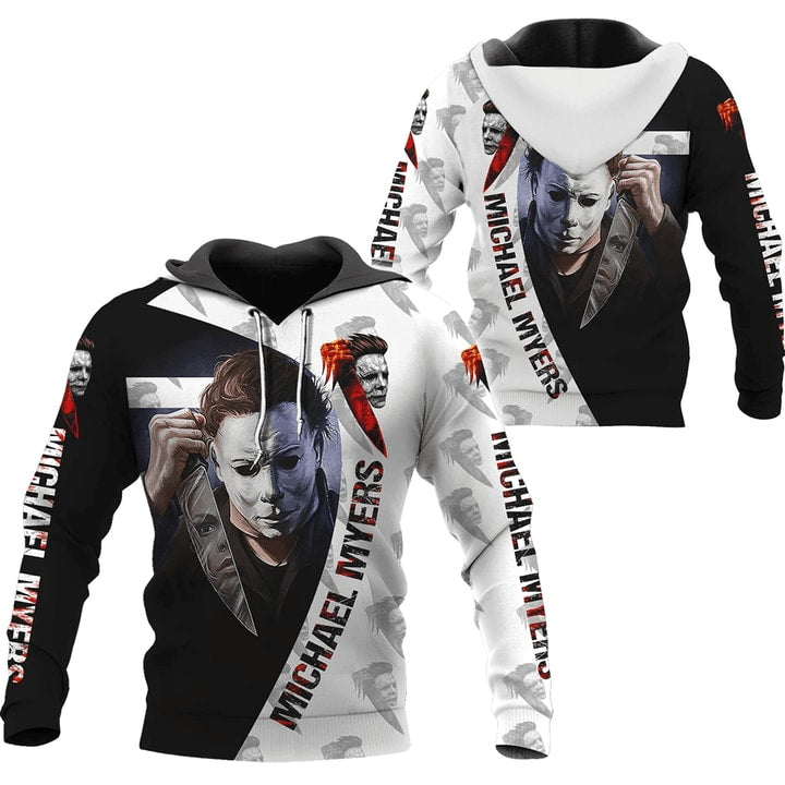 Michael Myers Halloween 3D All Over Print Hoodie