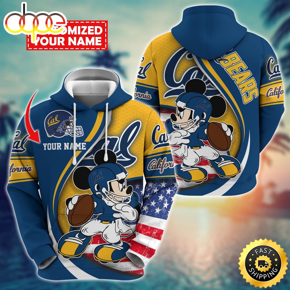 NCAA California Golden Bears Mickey Custom Hoodie Trending Shirt