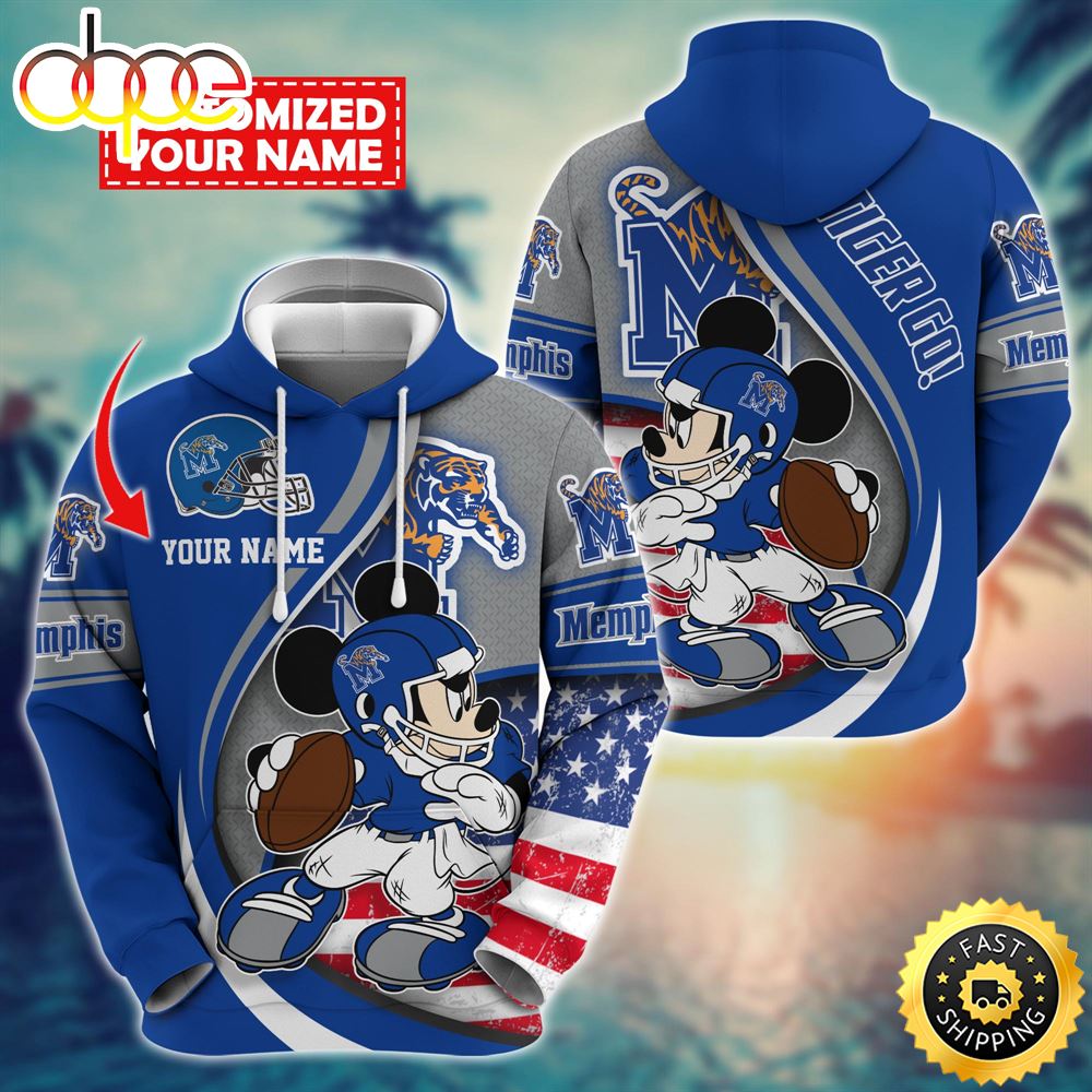 NCAA Memphis Tigers Mickey Custom Hoodie Trending Shirt