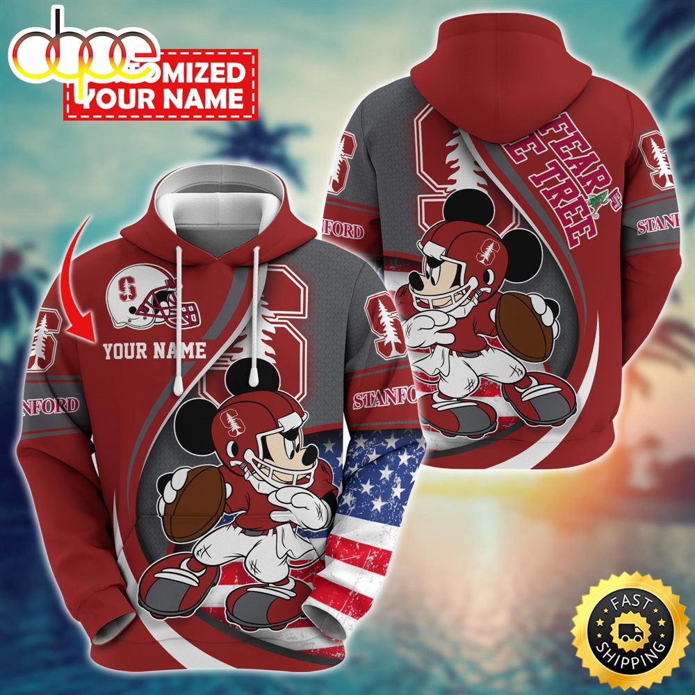 NCAA Stanford Cardinal Mickey Custom Hoodie Trending Shirt