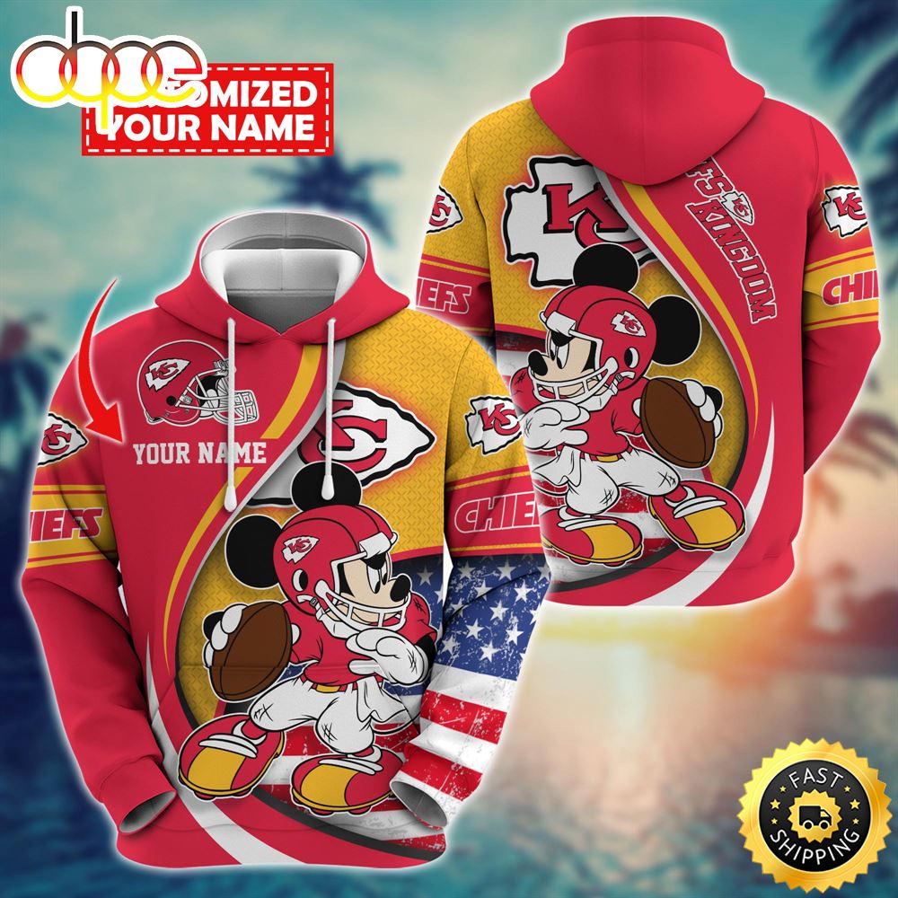 NFL Kansas City Chiefs Mickey Custom Hoodie Trending Shirt