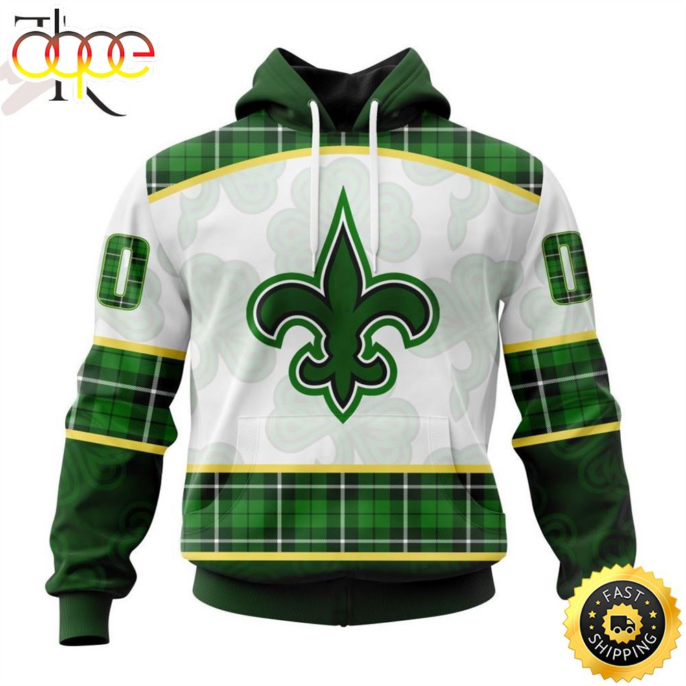 NFL New Orleans Saints Special Design For St. Patrick Day Hoodie
