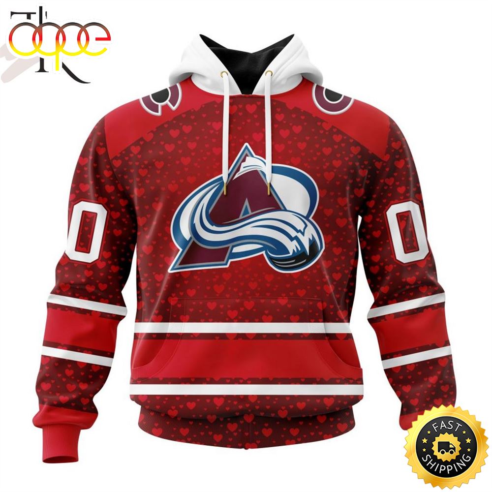 NHL Colorado Avalanche Special Gift For Valentines Day Hoodie