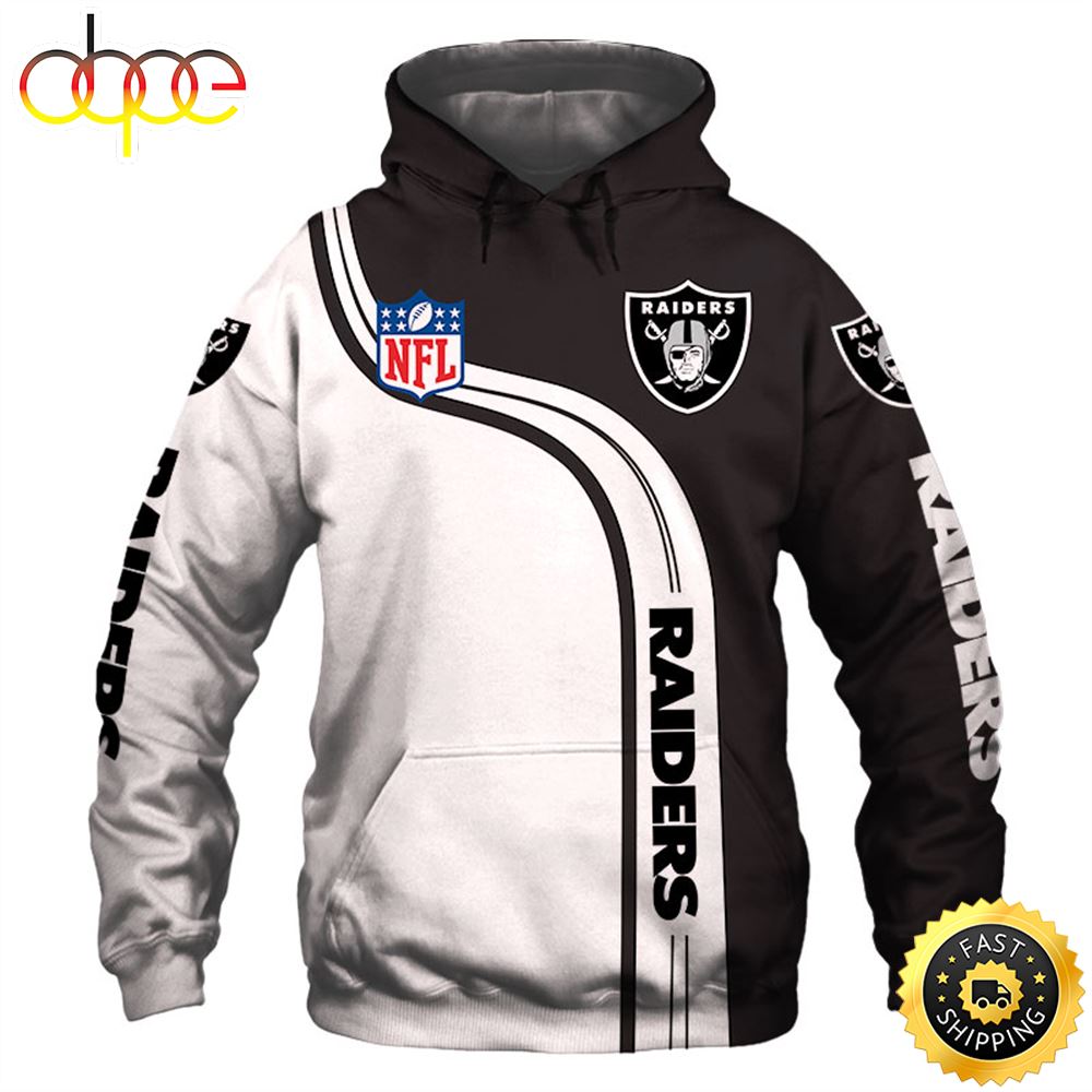 Oakland Raiders Hoodie 3d Cute Sweatshirt Pullover Gift For Fans