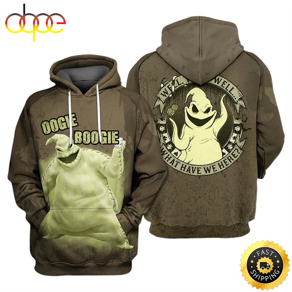 Oogie Boogie Well Well Well Hoodie 3D All Over Print