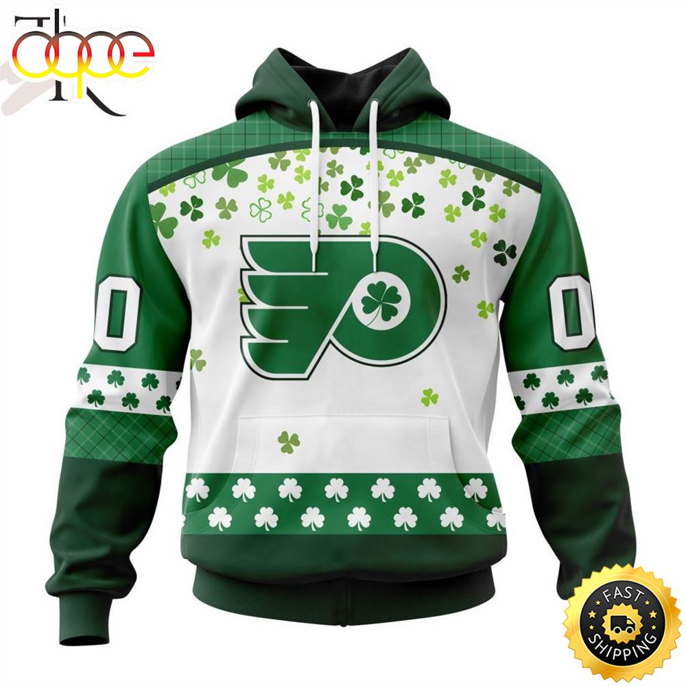 Personalized NHL Philadelphia Flyers Special Design For St. Patrick Day Hoodie