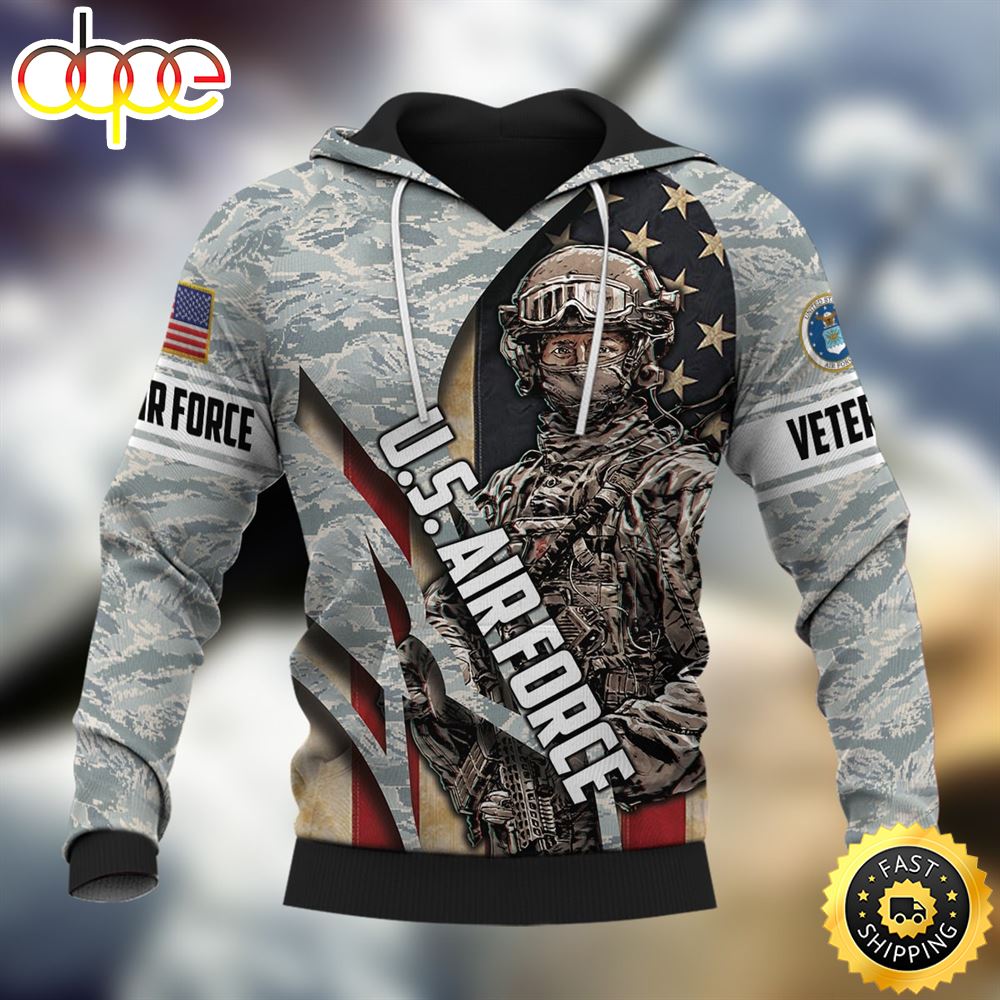 Premium Multiple US Military Services Veteran Hoodie