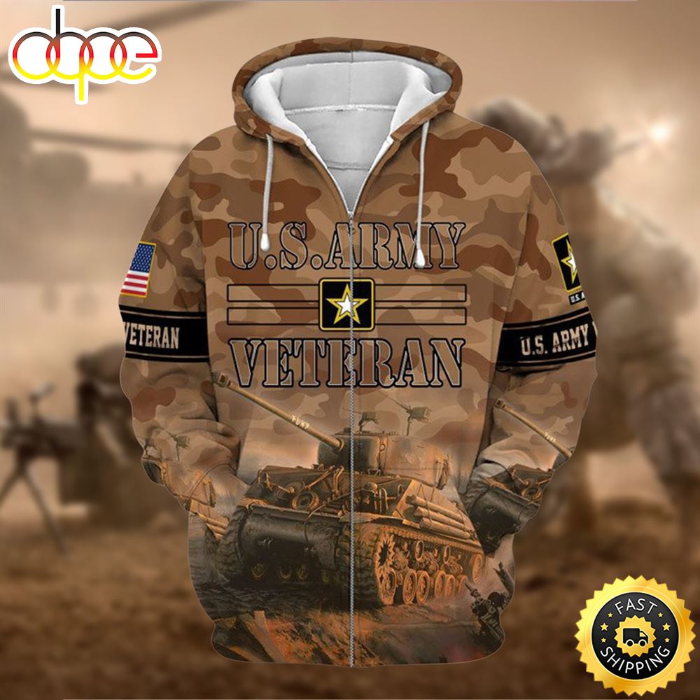Premium U.S. Army Veteran Collection Ziphoodie