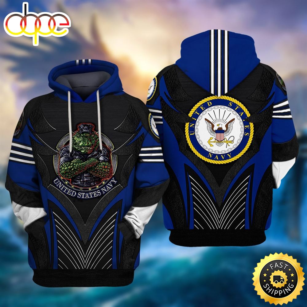 Proudly U.S Navy Veteran Hoodie