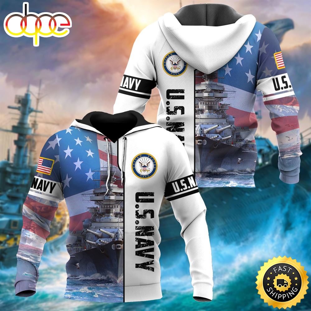 Unique U.S. Navy Veteran Hoodie