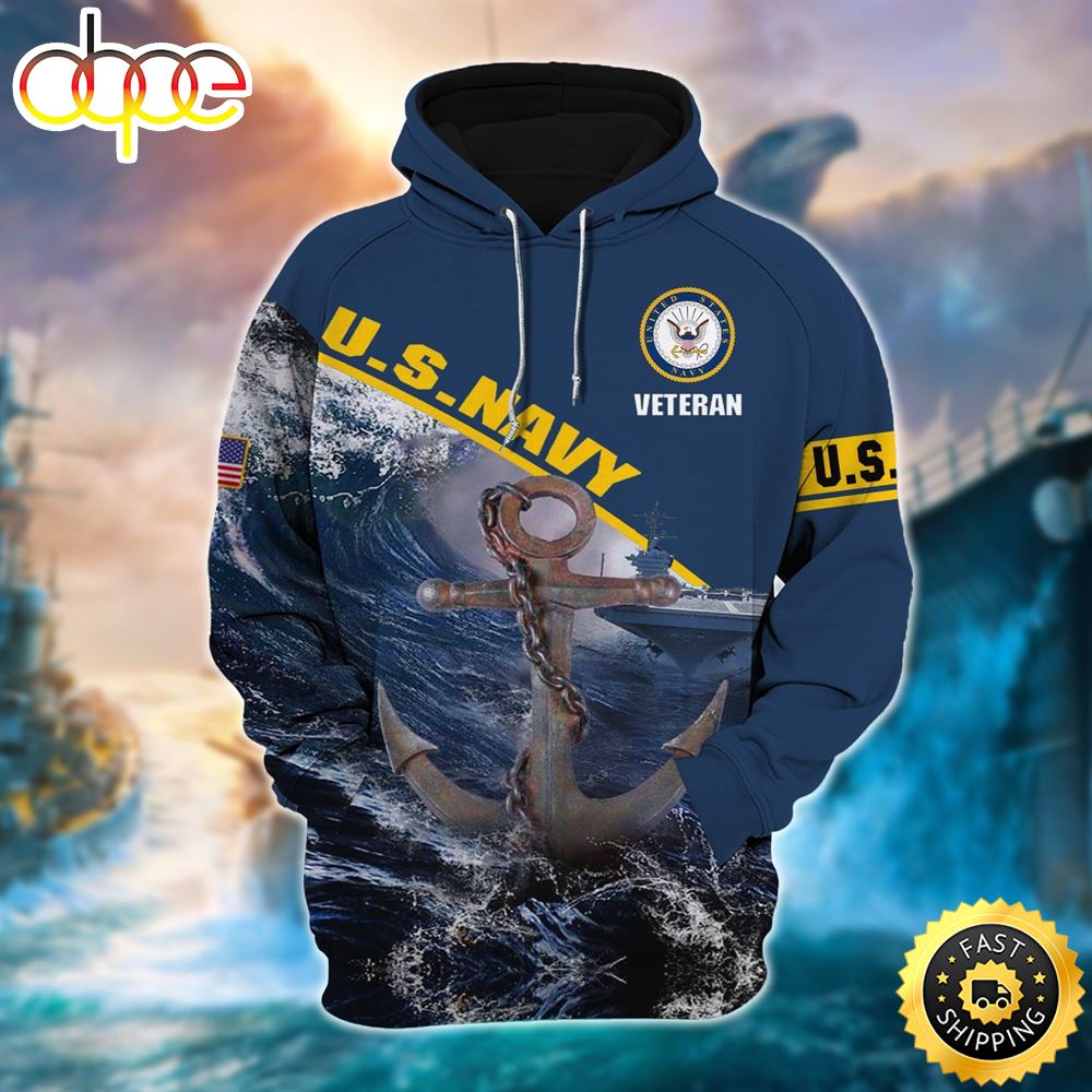 Unique Veteran U.S Navy Hoodie And Zip Hoodie