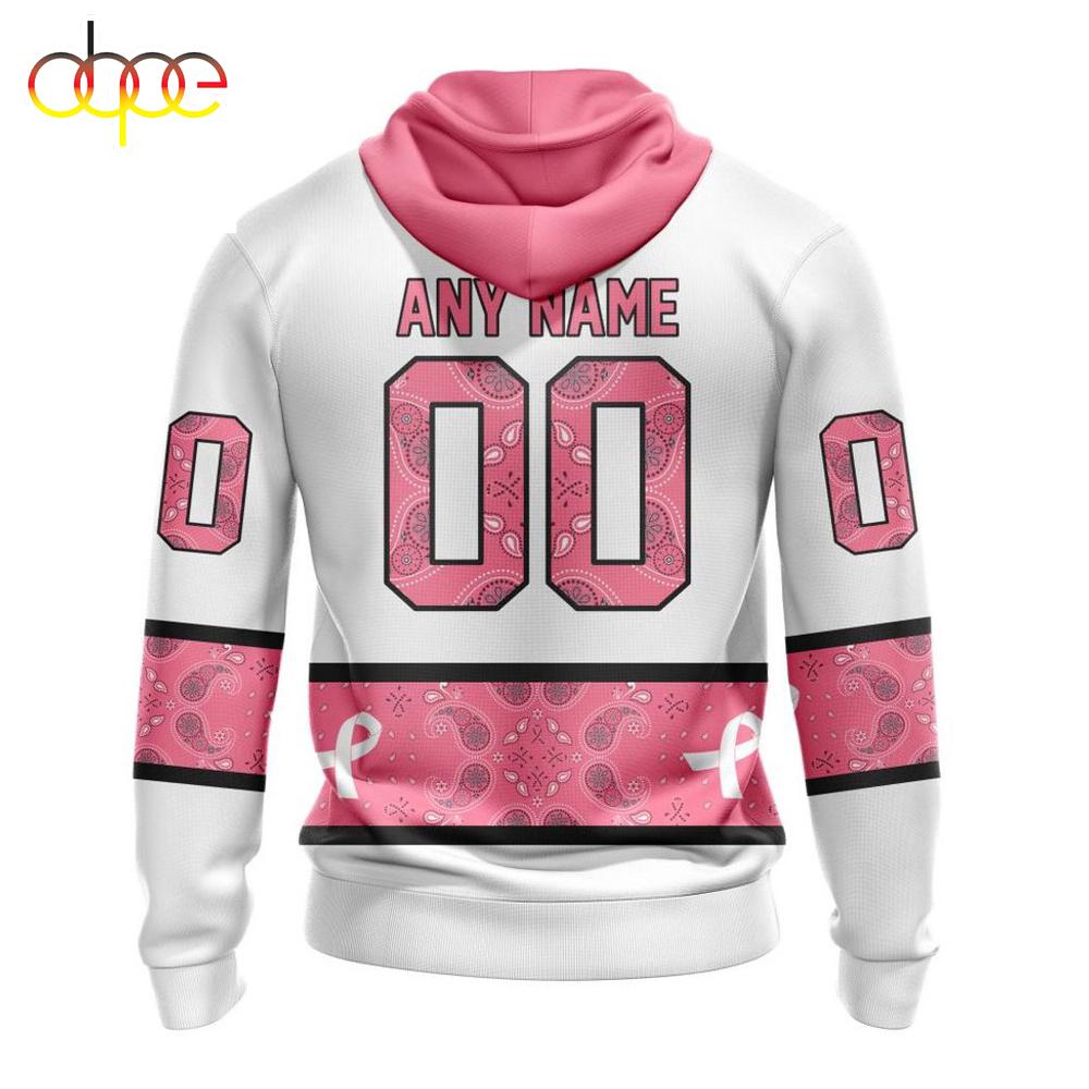 Custom Name NHL New York Islanders In October We Wear pink Breast Cancer 3D Hoodie Shirt